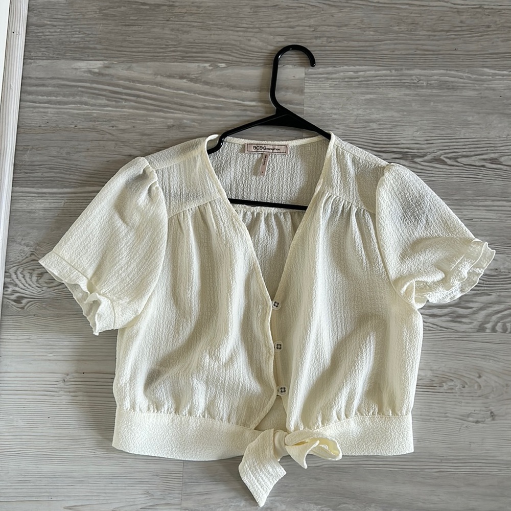 BCBG Crop Shirt